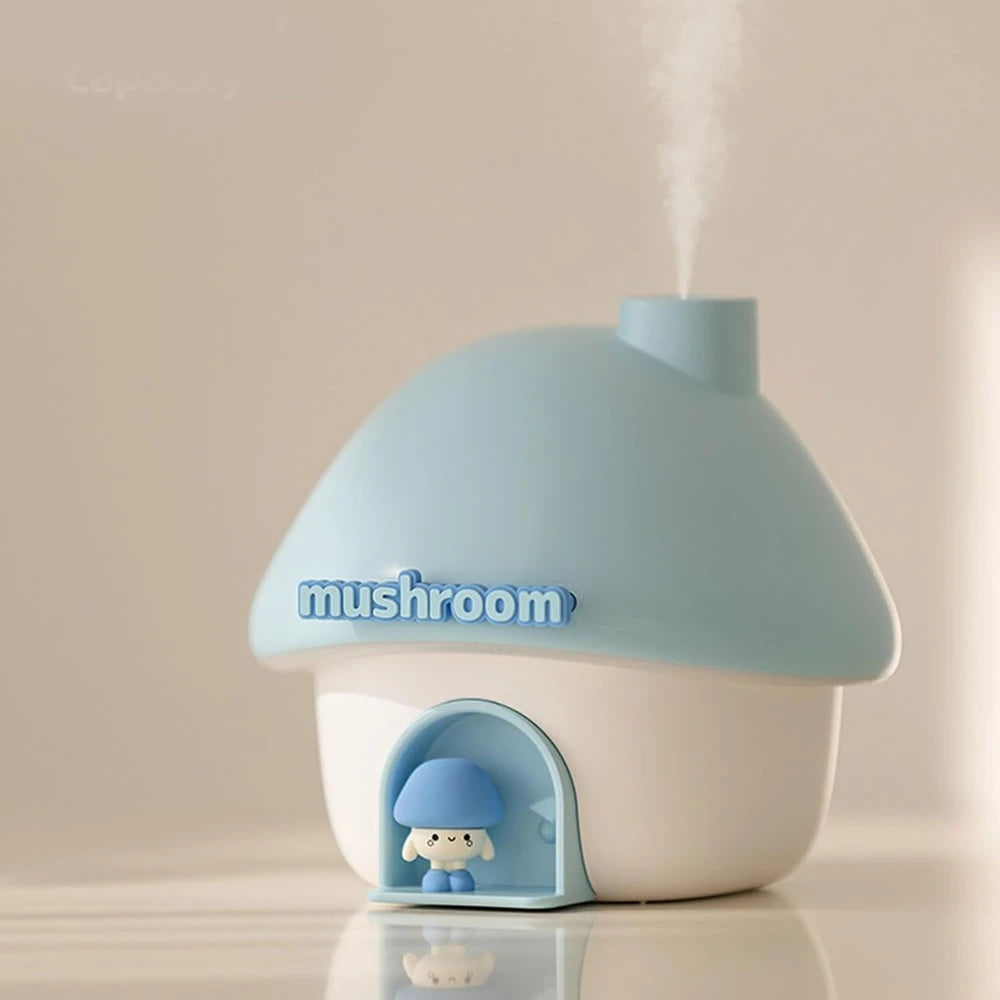 Mushroom Desk Humidifier with LED Light