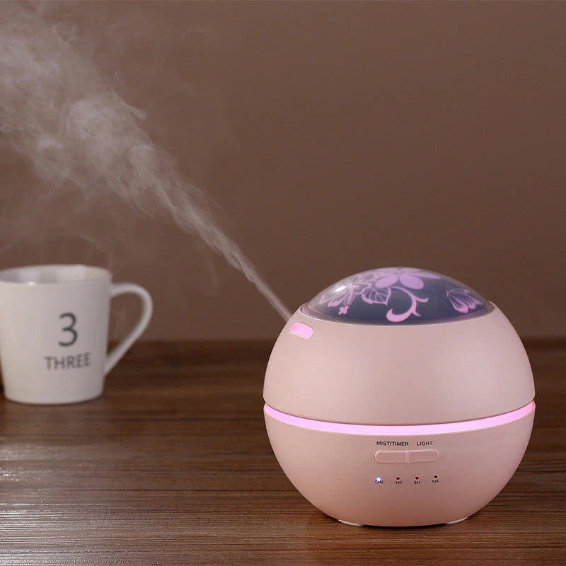 Ultrasonic Aromatherapy Humidifier Diffuser for Calm, Centered Mornings