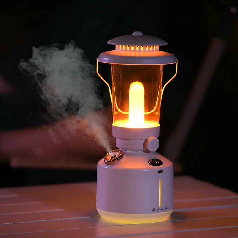 Portable Outdoor Camping Light and Gentle Air Humidifier