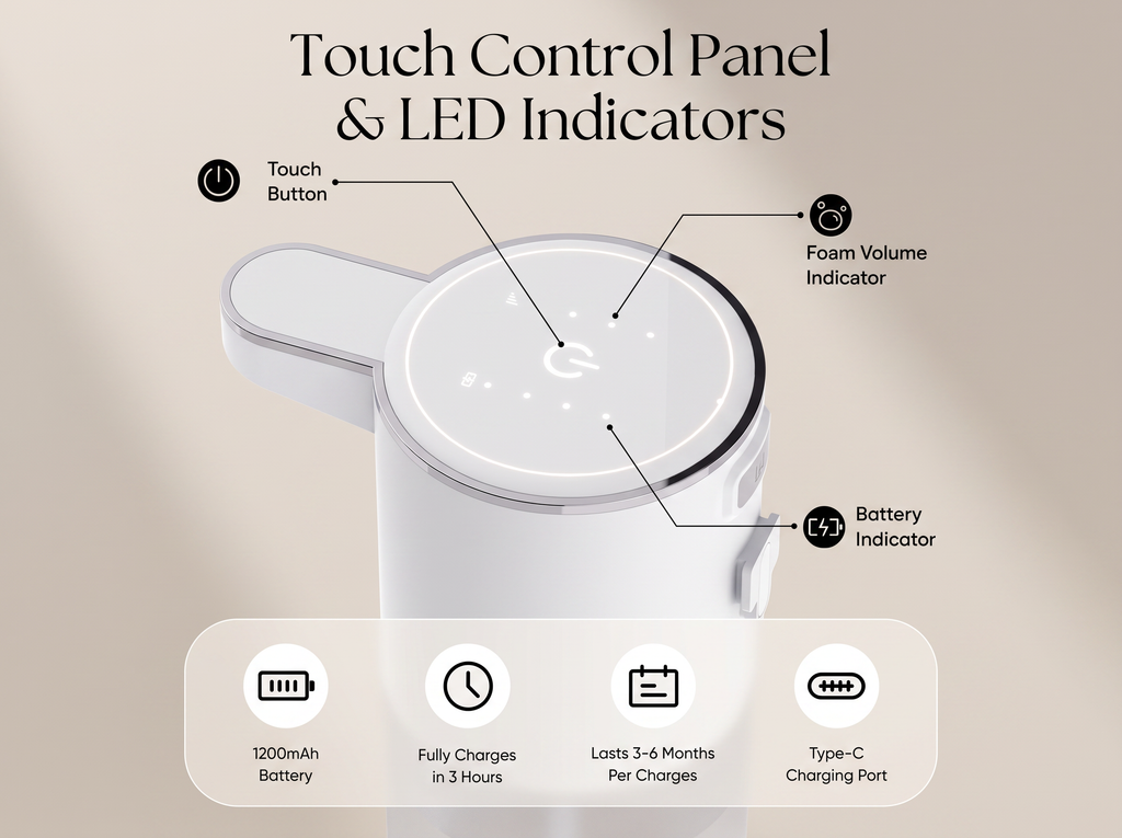 Touchless Foam Soap Dispenser