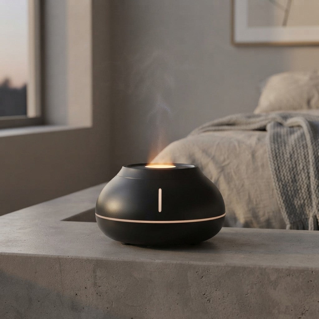 USB Quiet Flame Effect Aroma Diffuser Humidifier