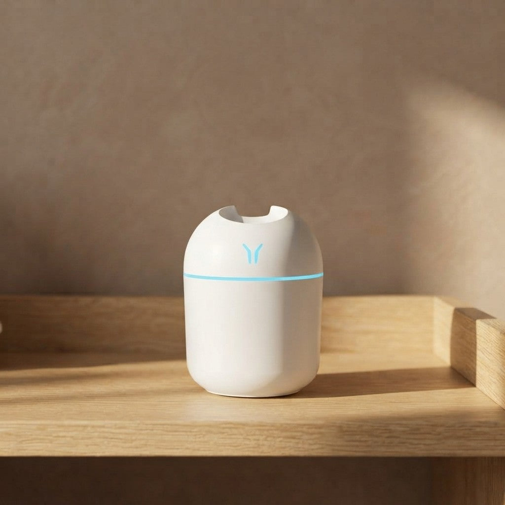 Mini USB Desk Humidifier with Night Light