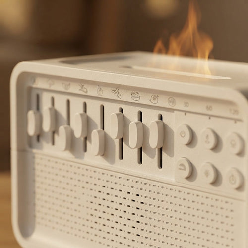 Bulora Flame Humidifier White Noise Machine