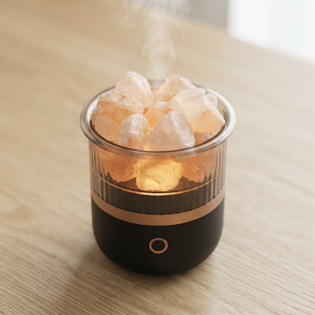 Salt Stone Aromatherapy Diffuser Lamp