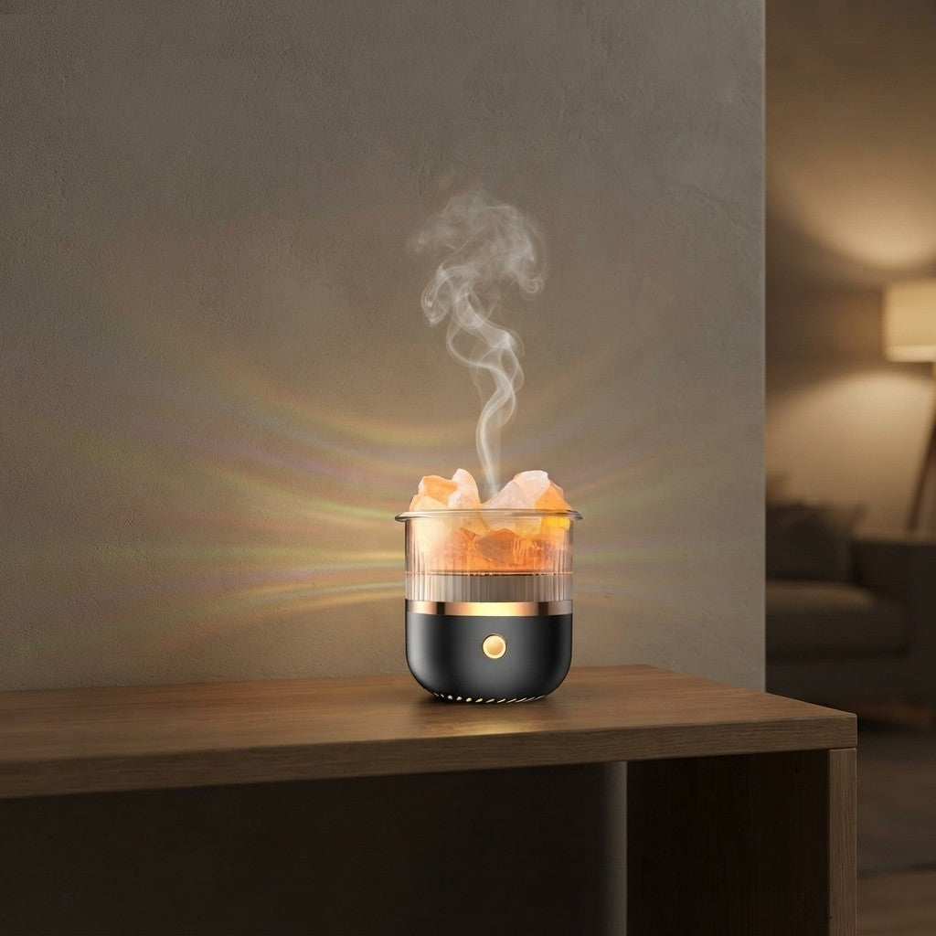 Salt Stone Aromatherapy Diffuser Lamp
