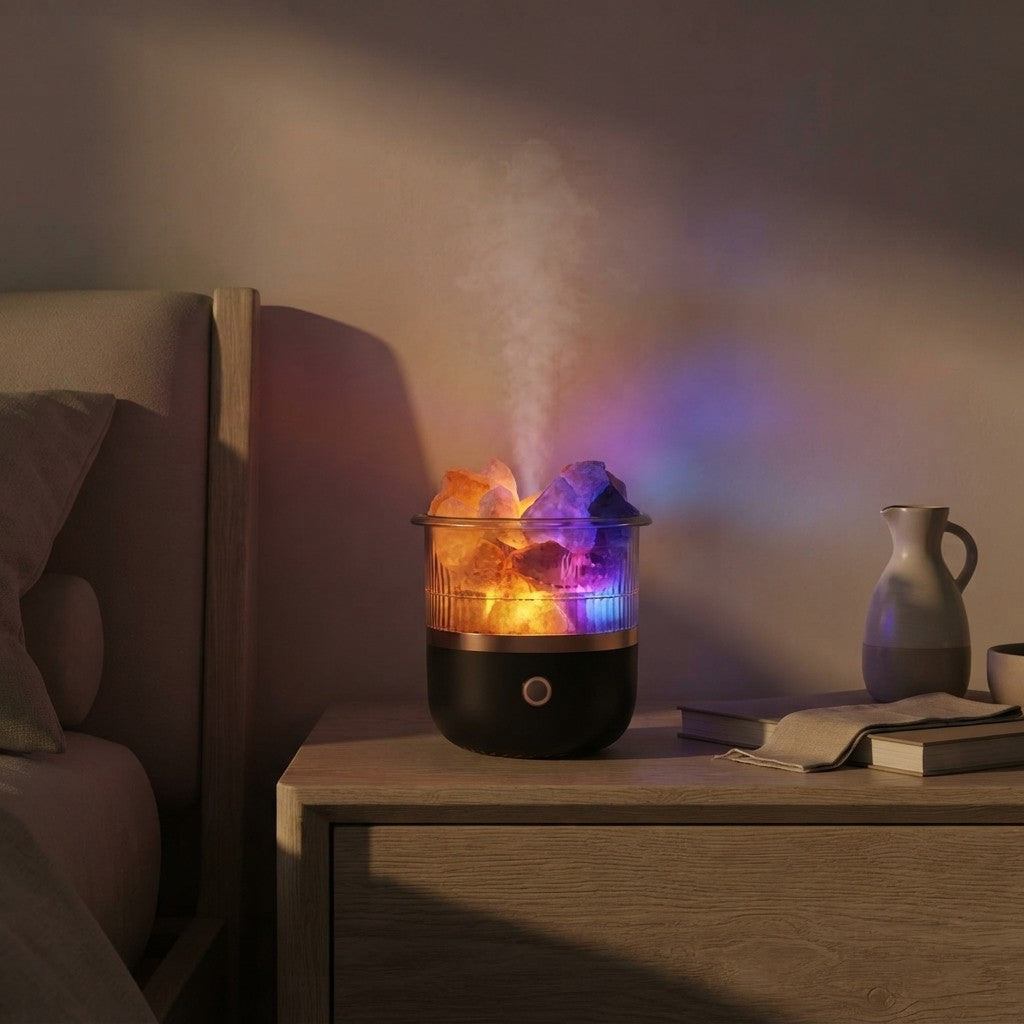 Salt Stone Aromatherapy Diffuser Lamp