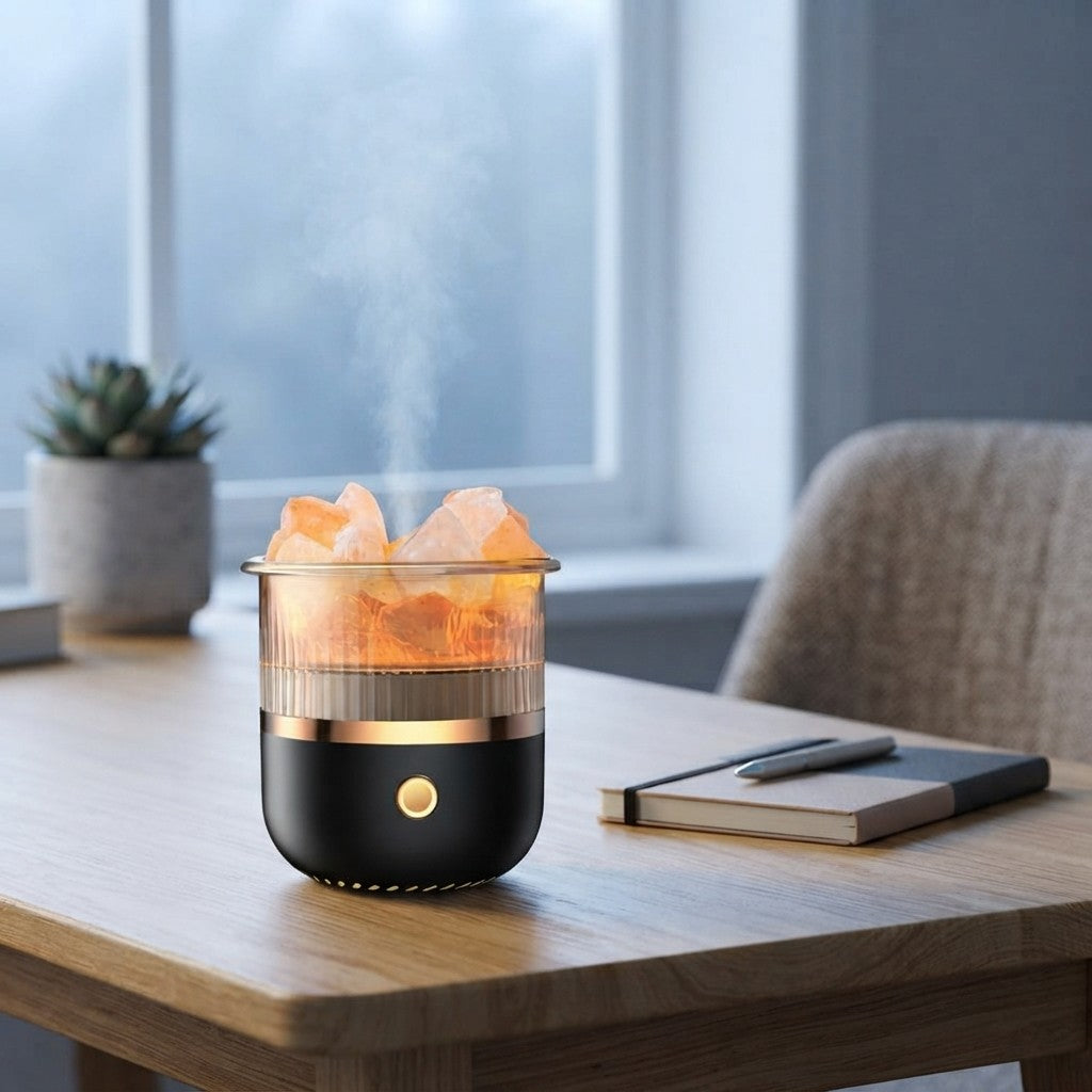 Salt Stone Aromatherapy Diffuser Lamp