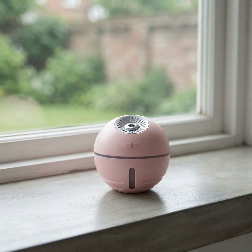 Multifunctional Space Ball Humidifier for soothing mist and cooling air