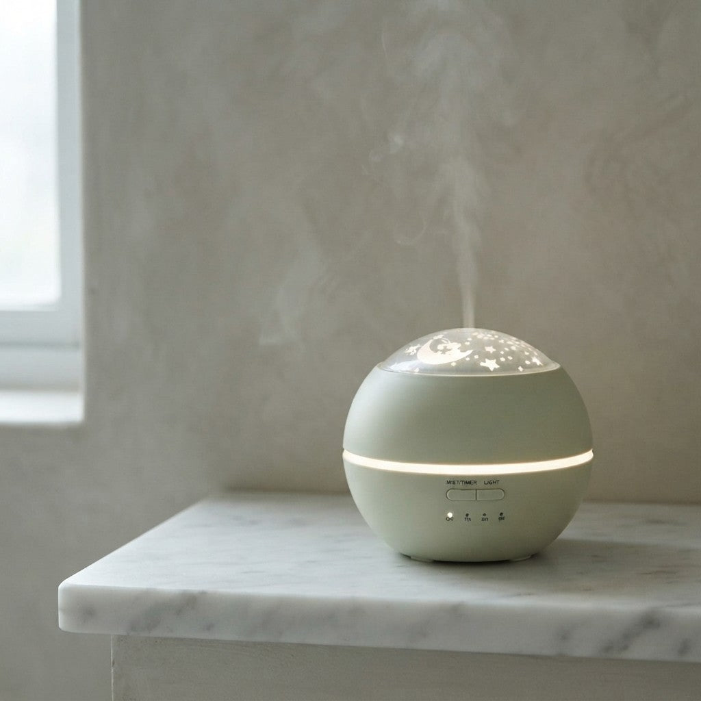 Ultrasonic Aromatherapy Humidifier Diffuser for Calm, Centered Mornings
