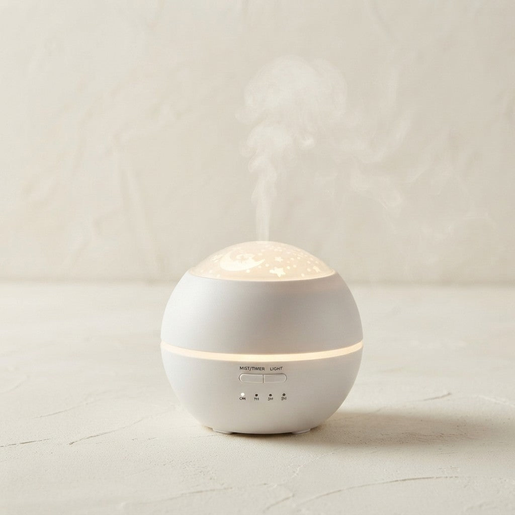 Ultrasonic Aromatherapy Humidifier Diffuser for Calm, Centered Mornings
