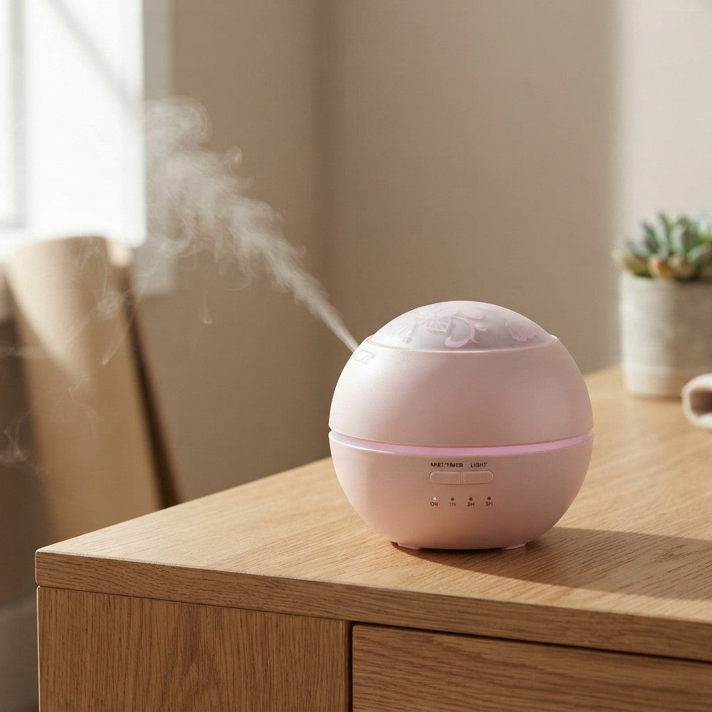 Ultrasonic Aromatherapy Humidifier Diffuser for Calm, Centered Mornings