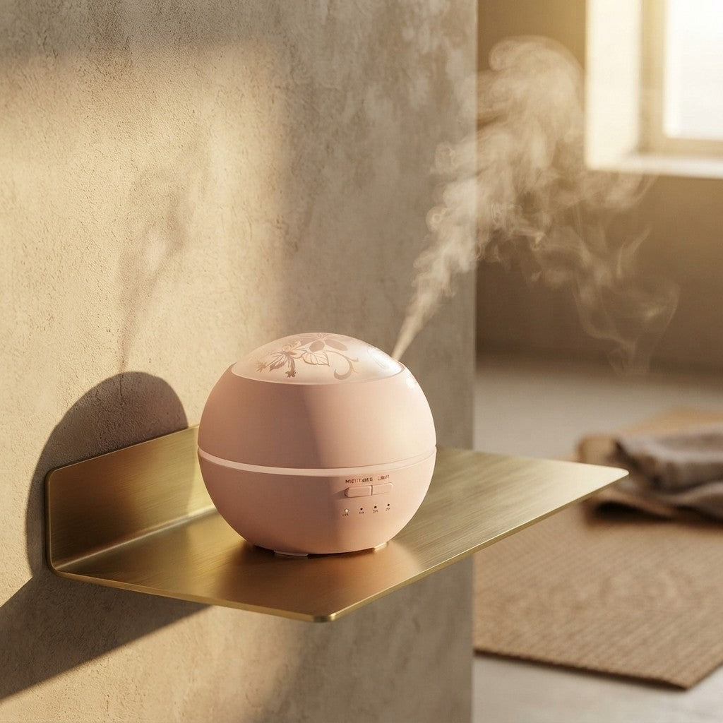 Ultrasonic Aromatherapy Humidifier Diffuser for Calm, Centered Mornings