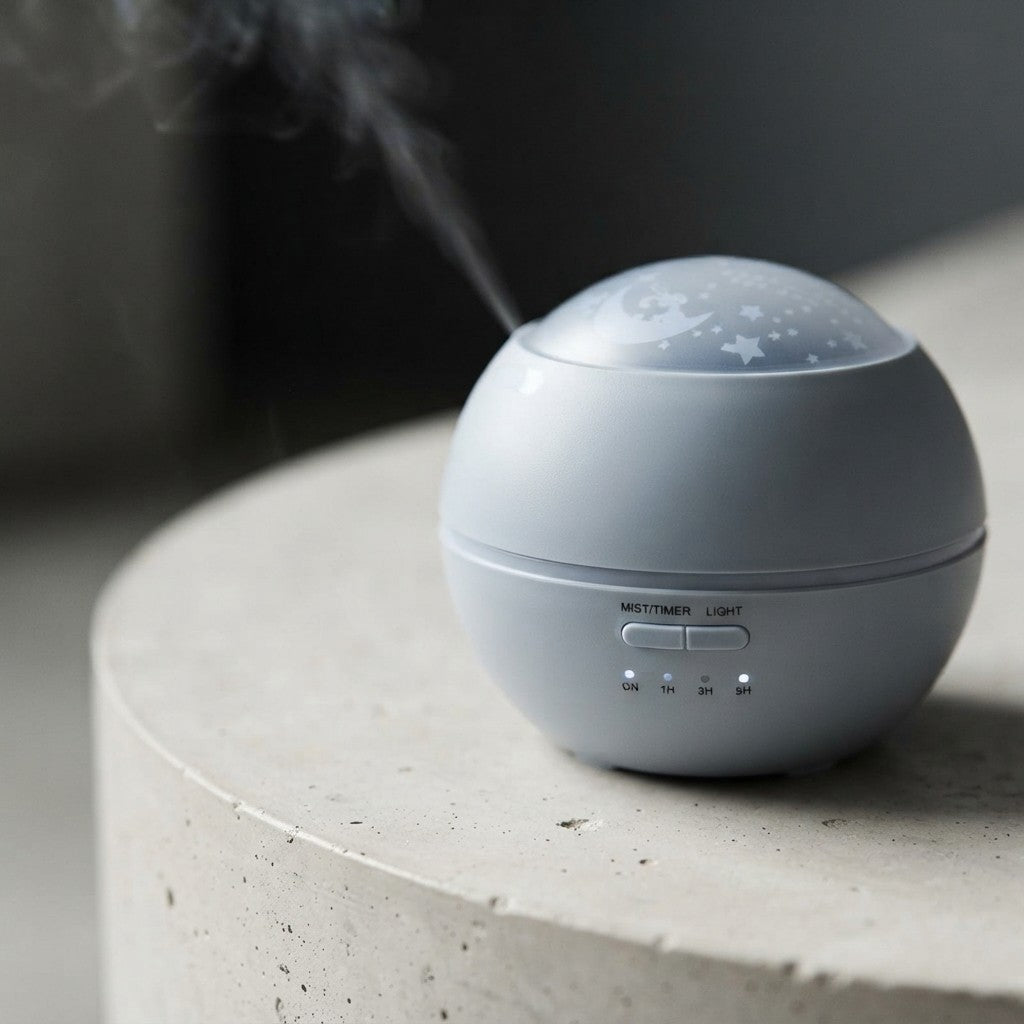 Ultrasonic Aromatherapy Humidifier Diffuser for Calm, Centered Mornings